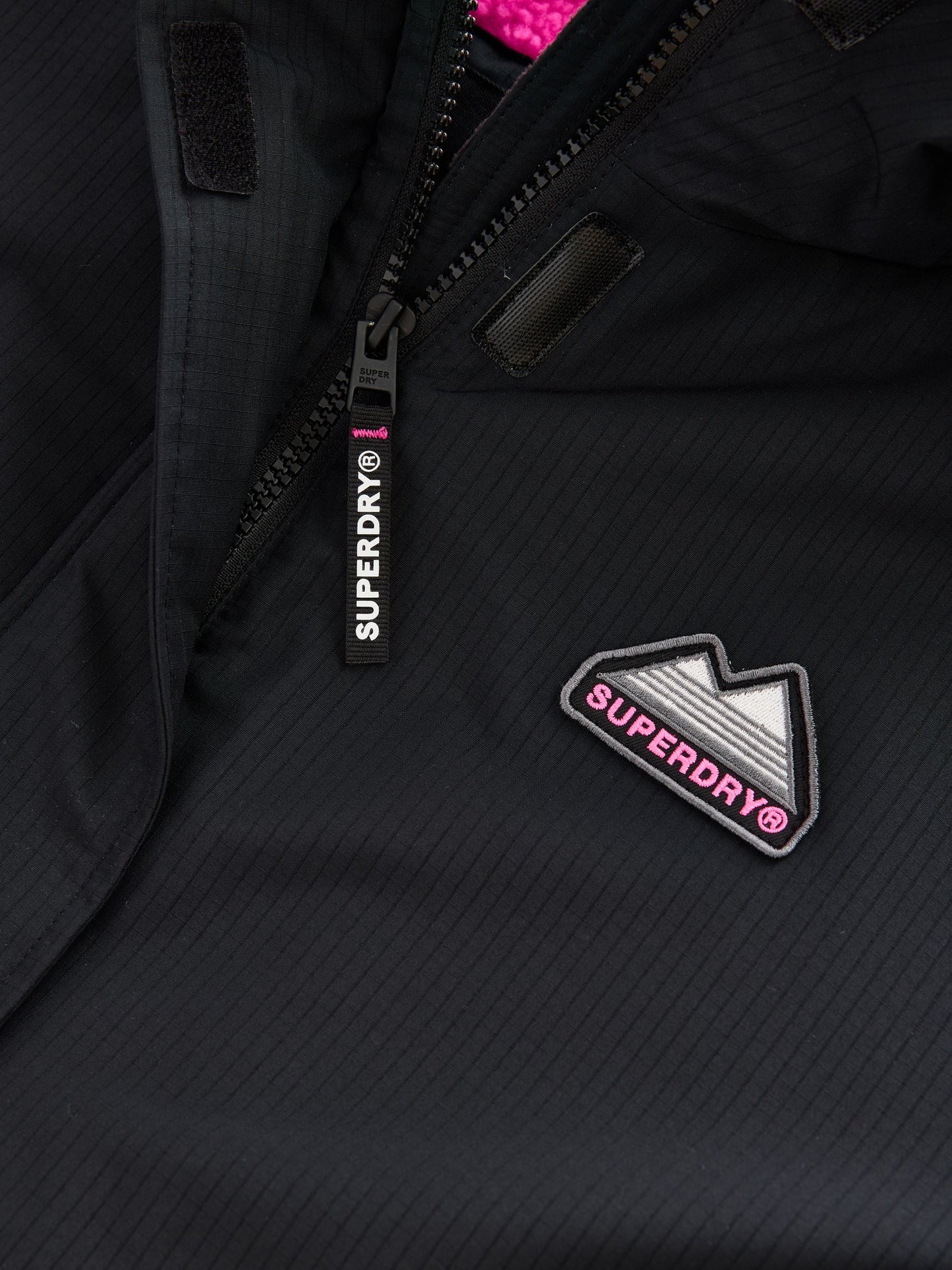 Superdry Black/Pink Changing Robe