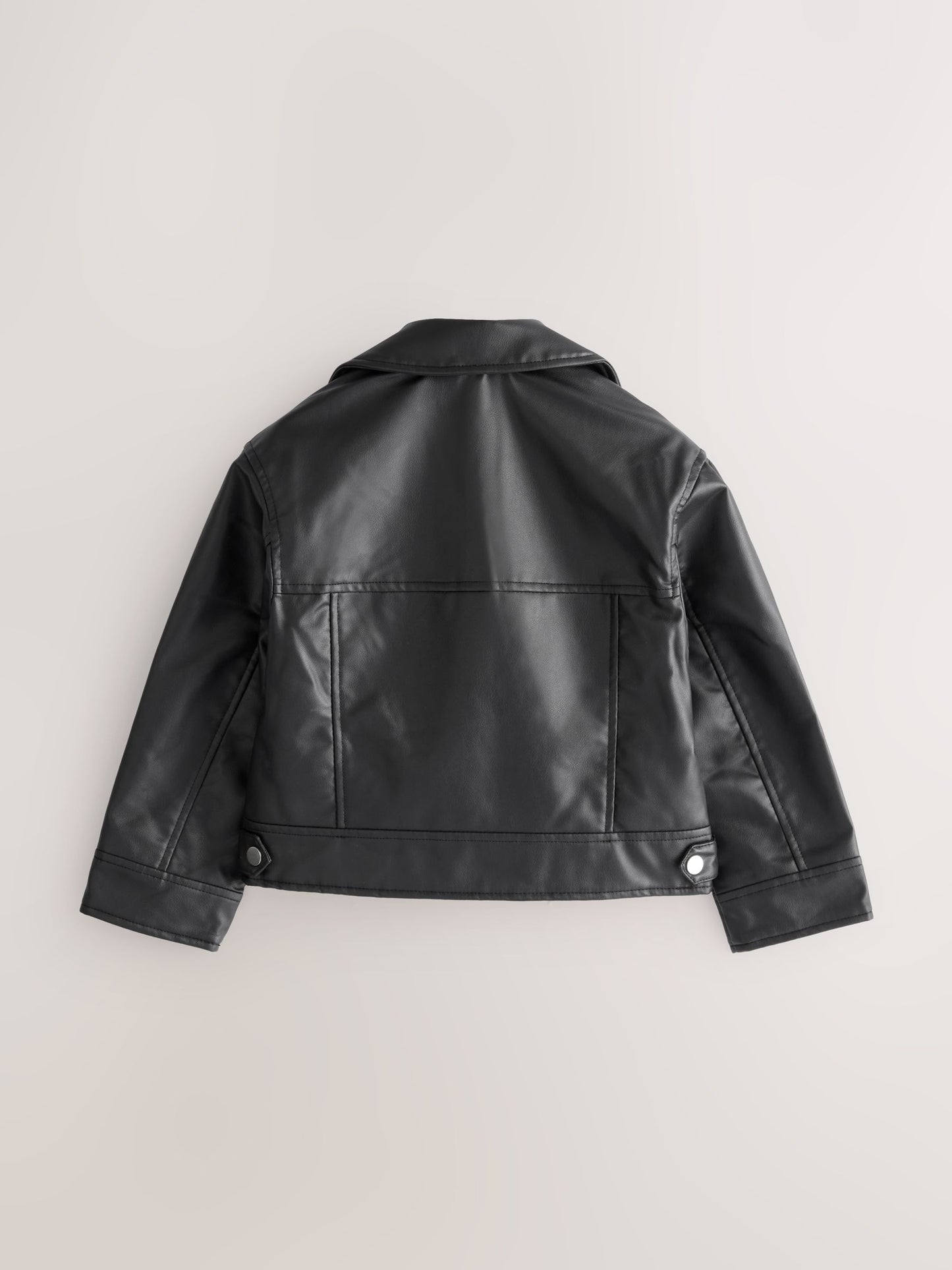 Black PU Biker Jacket (3-16yrs)