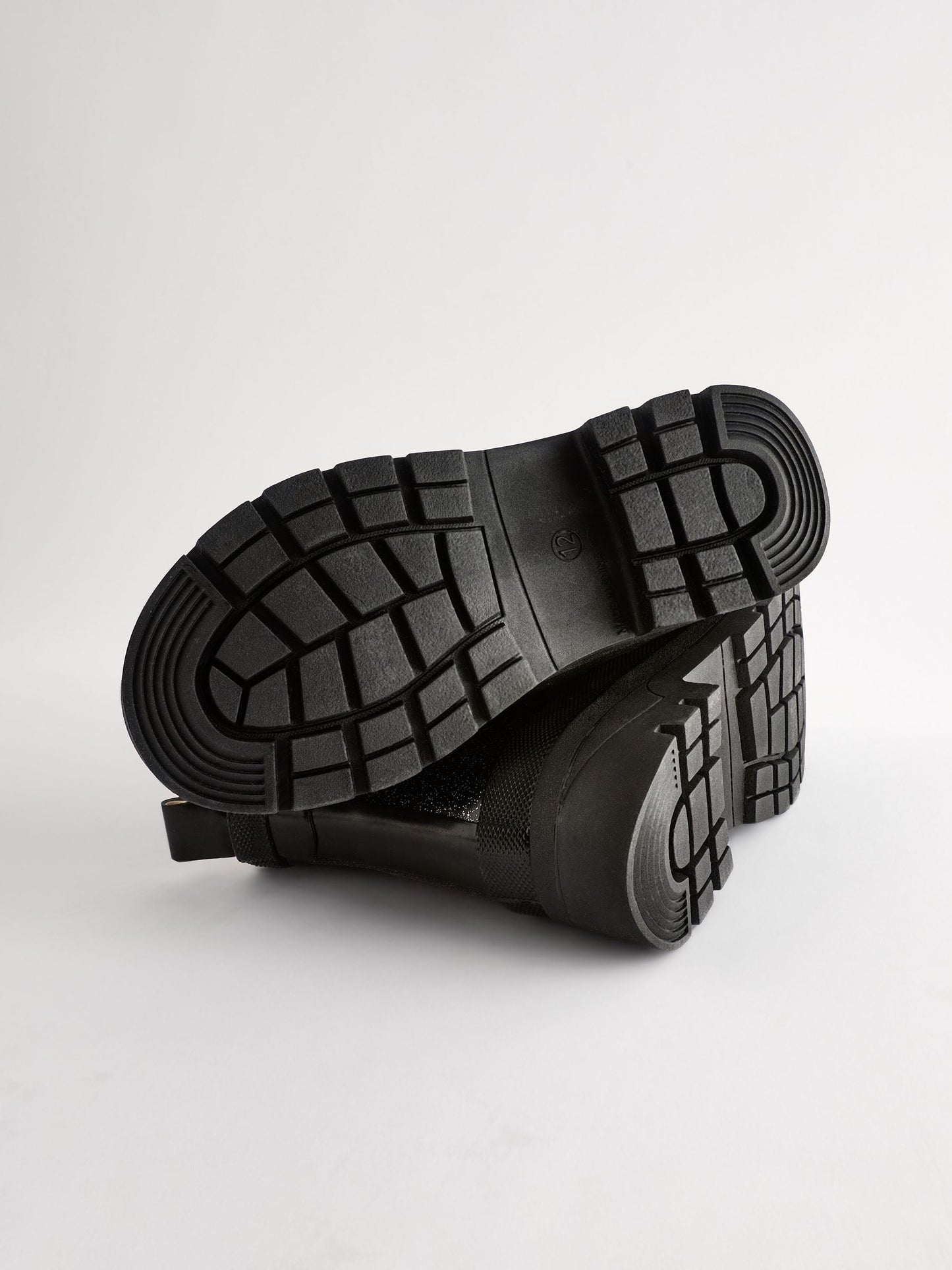 Siyah Simli Chelsea Yağmur Çizmesi