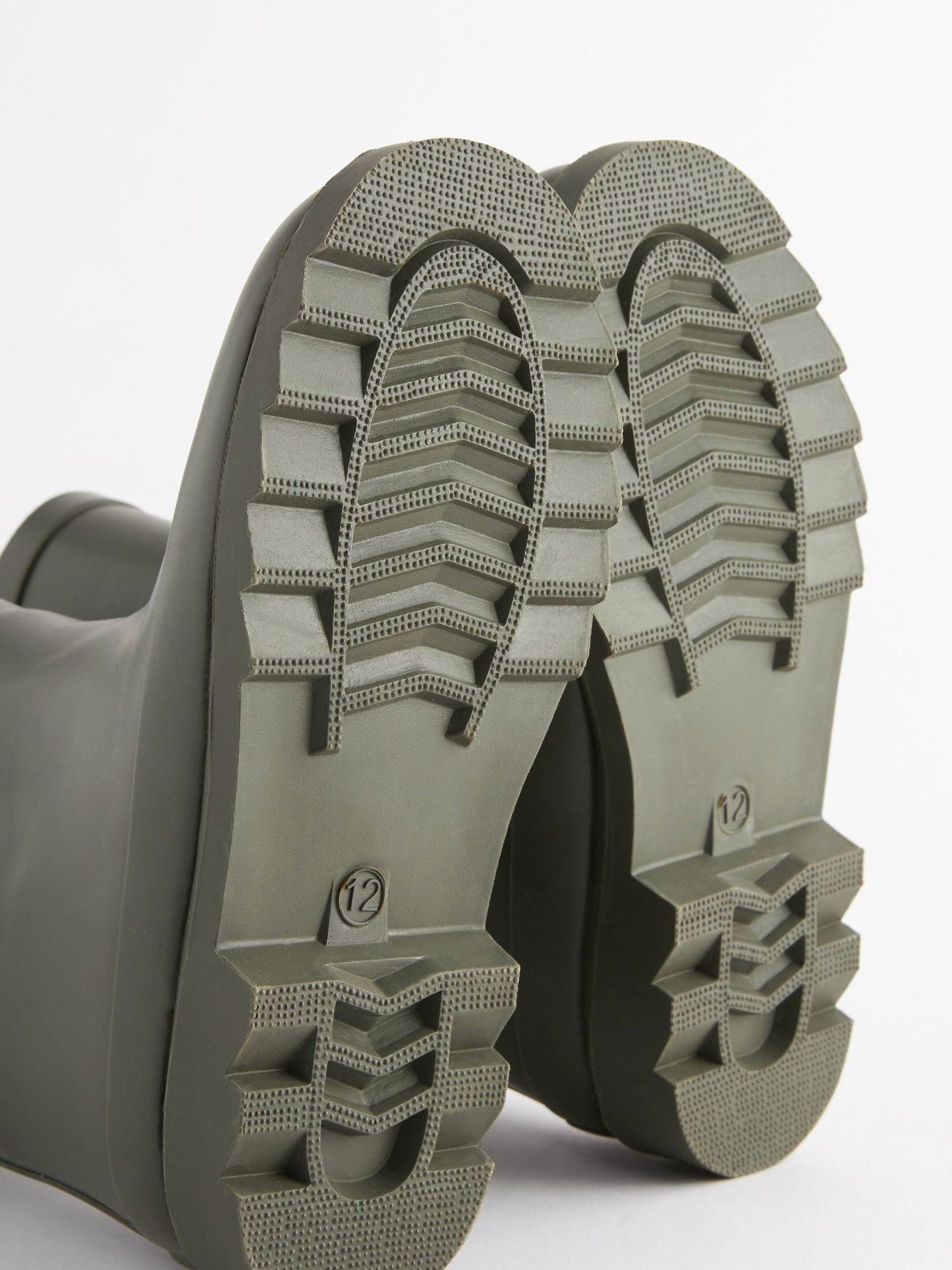 Haki Sıcak Astarlı Tokalı Yağmur Çizmesi