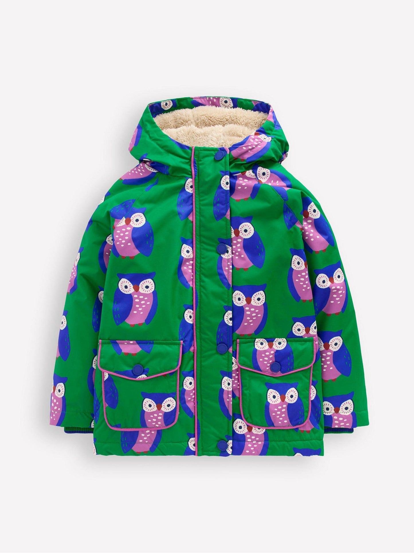 Boden Green Sherpa Lined Anorak