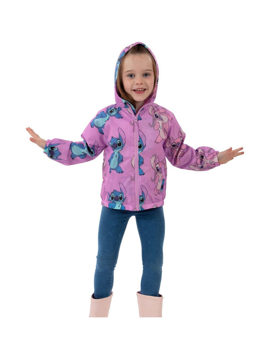 Character Purple Disney Lilo & Stitch Girls Raincoat