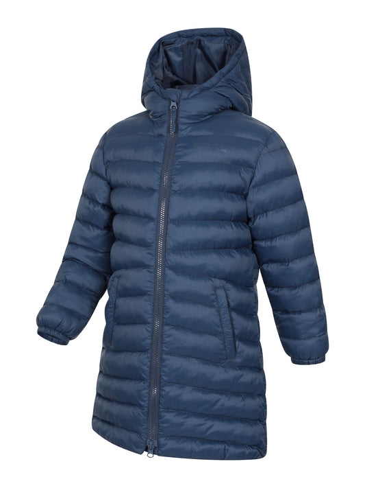 Mountain Warehouse Blue Florence Longline Padded Jacket