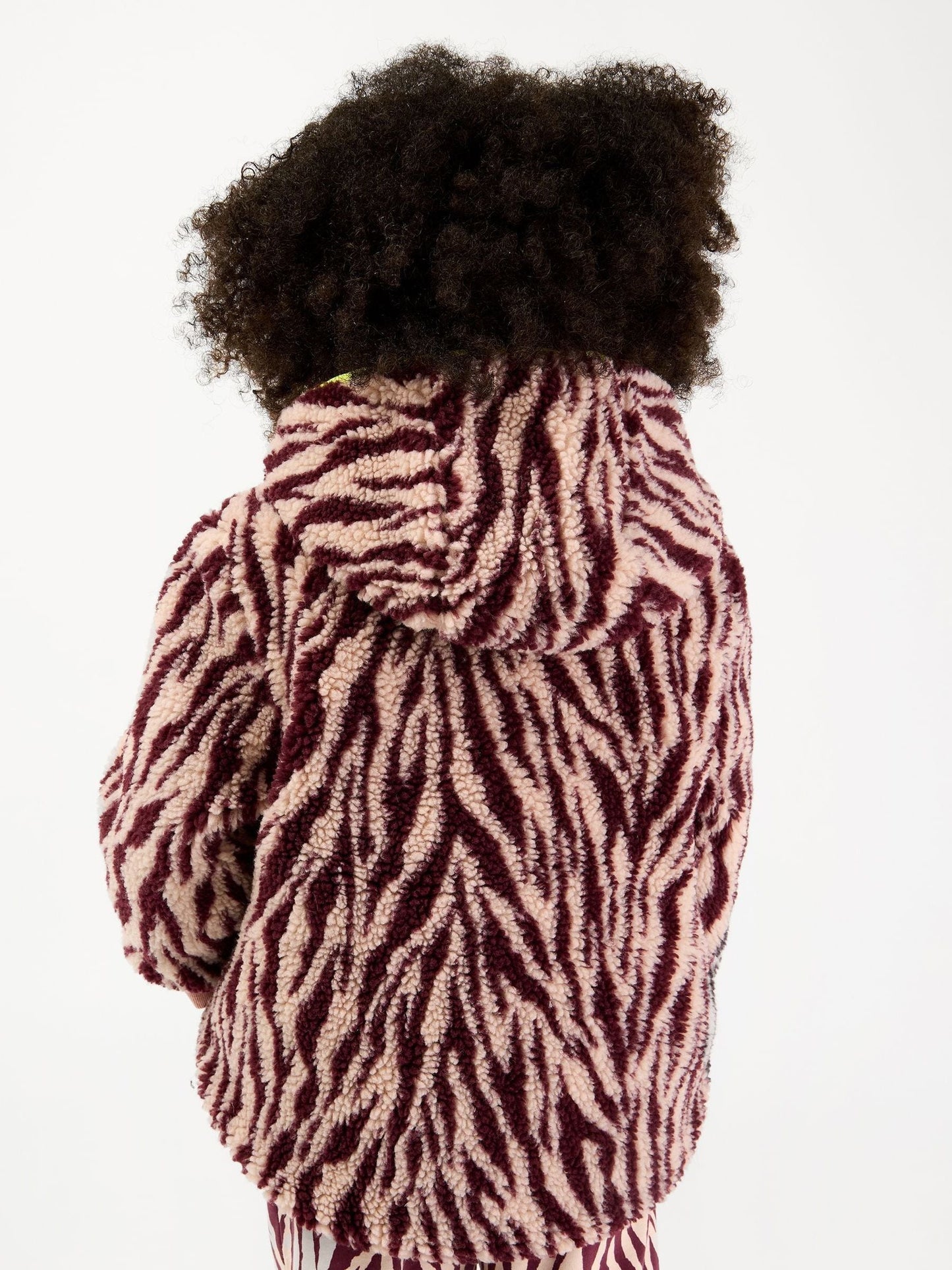 GEN Pink Borg Lined Quilted Jacket