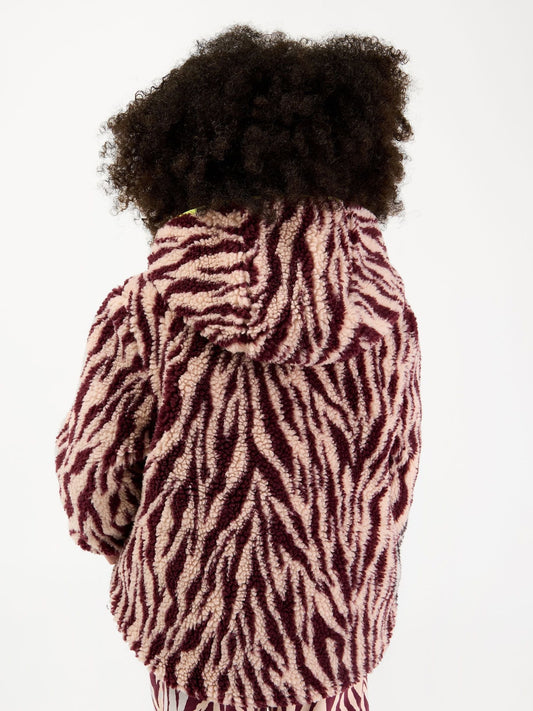 GEN Pink Borg Lined Quilted Jacket