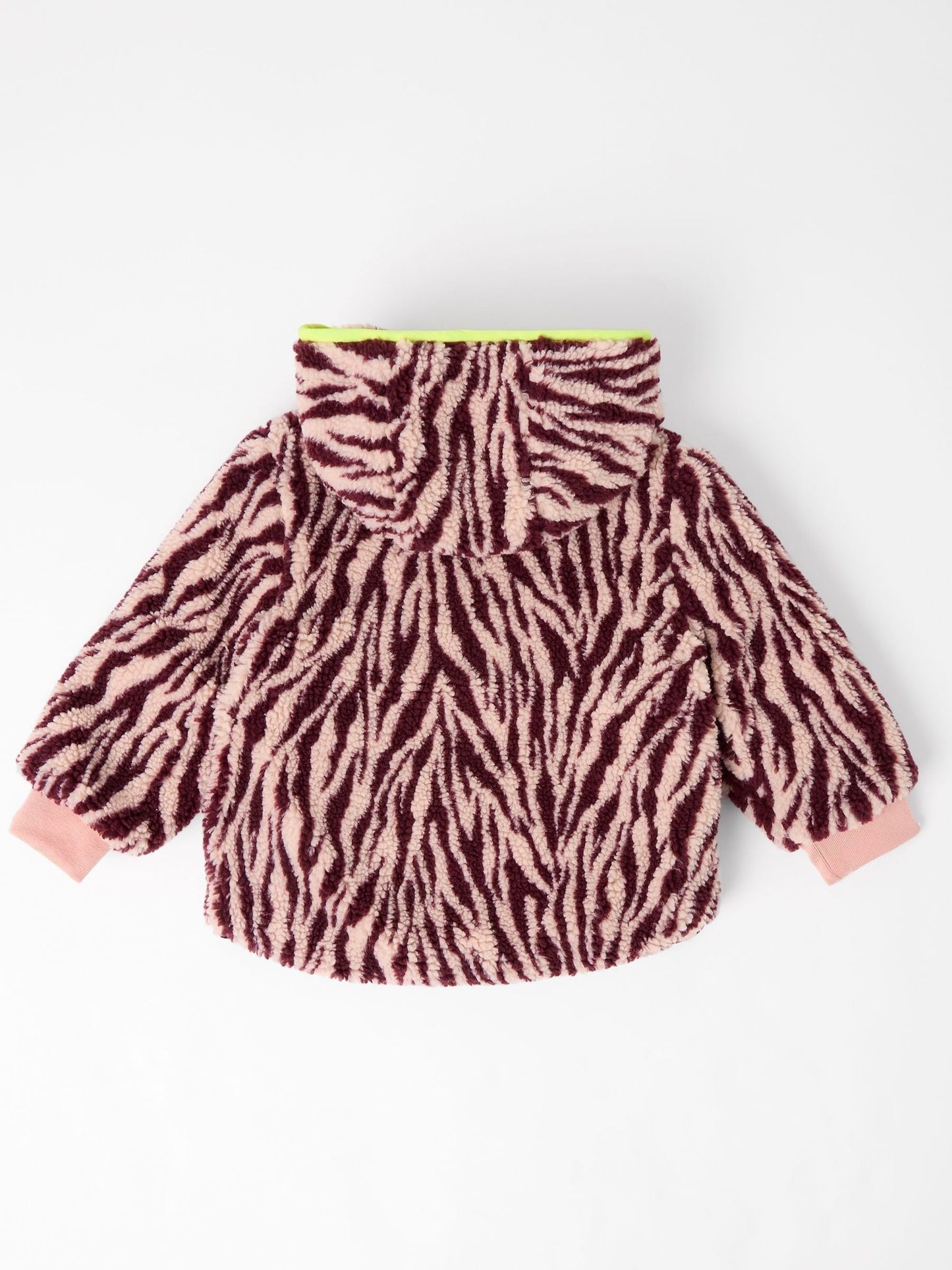 GEN Pink Borg Lined Quilted Jacket