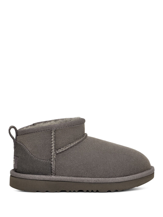 UGG Grey Classic Ultra Mini Boots