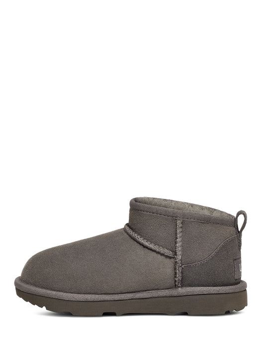 UGG Grey Classic Ultra Mini Boots