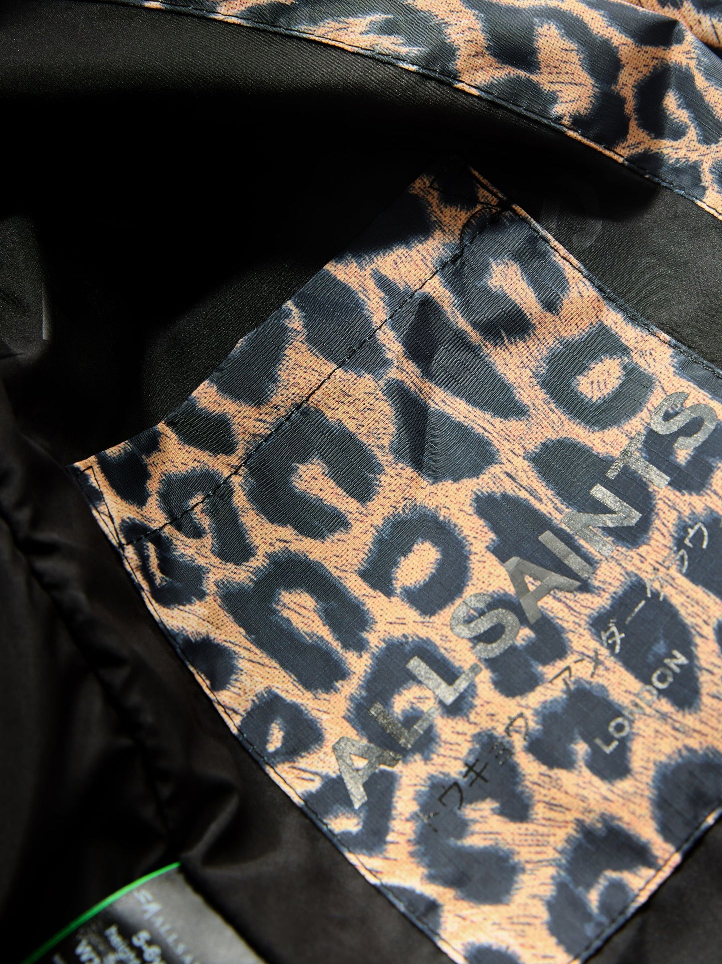 smALLSAINTS Leopard Underground Padded Coat