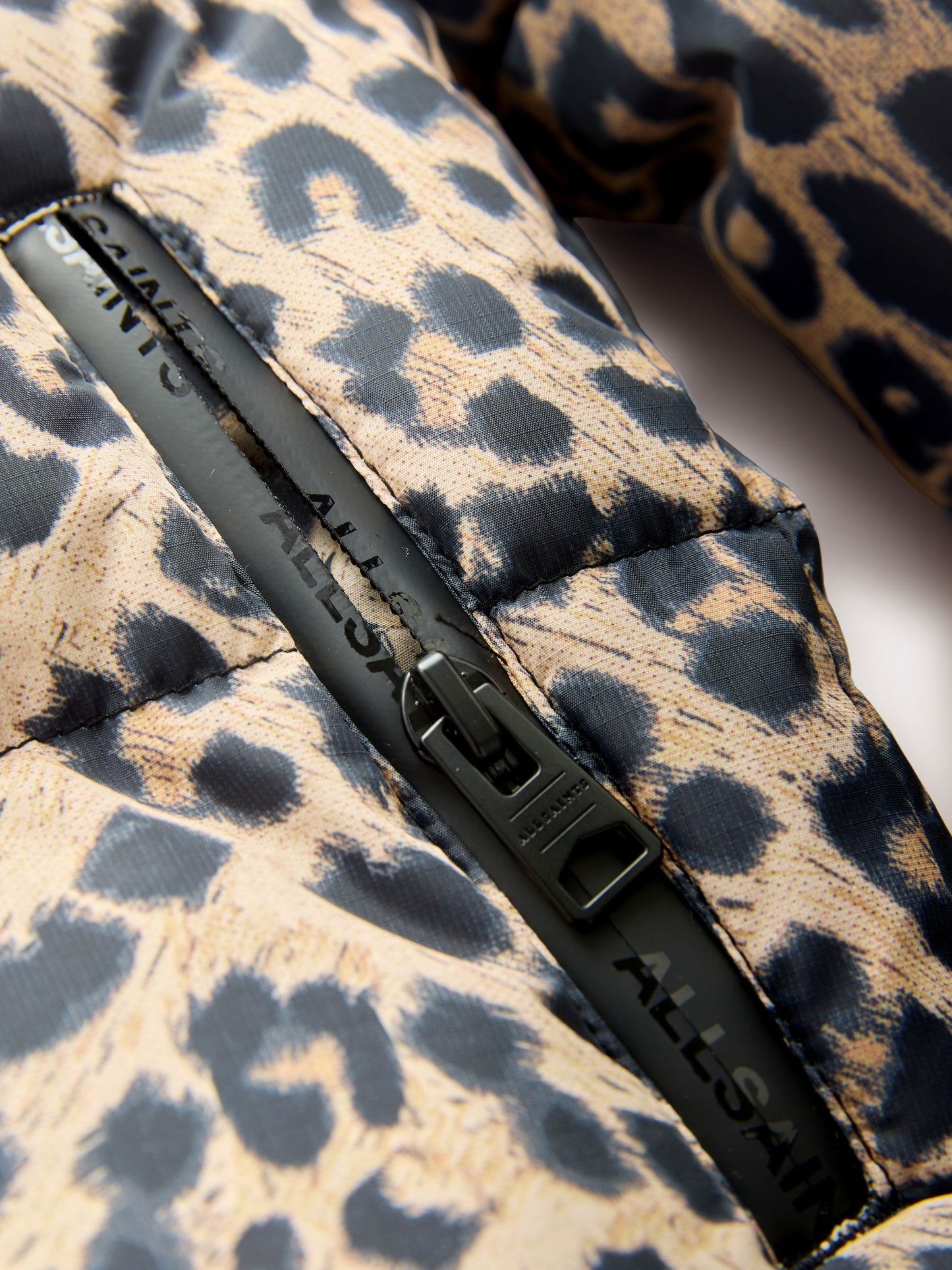 smALLSAINTS Leopard Underground Padded Coat
