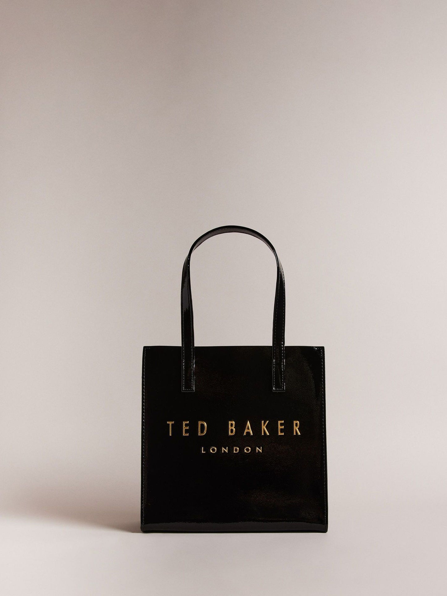 Ted Baker Crinion Küçük Siyah Crinkle Icon Çanta