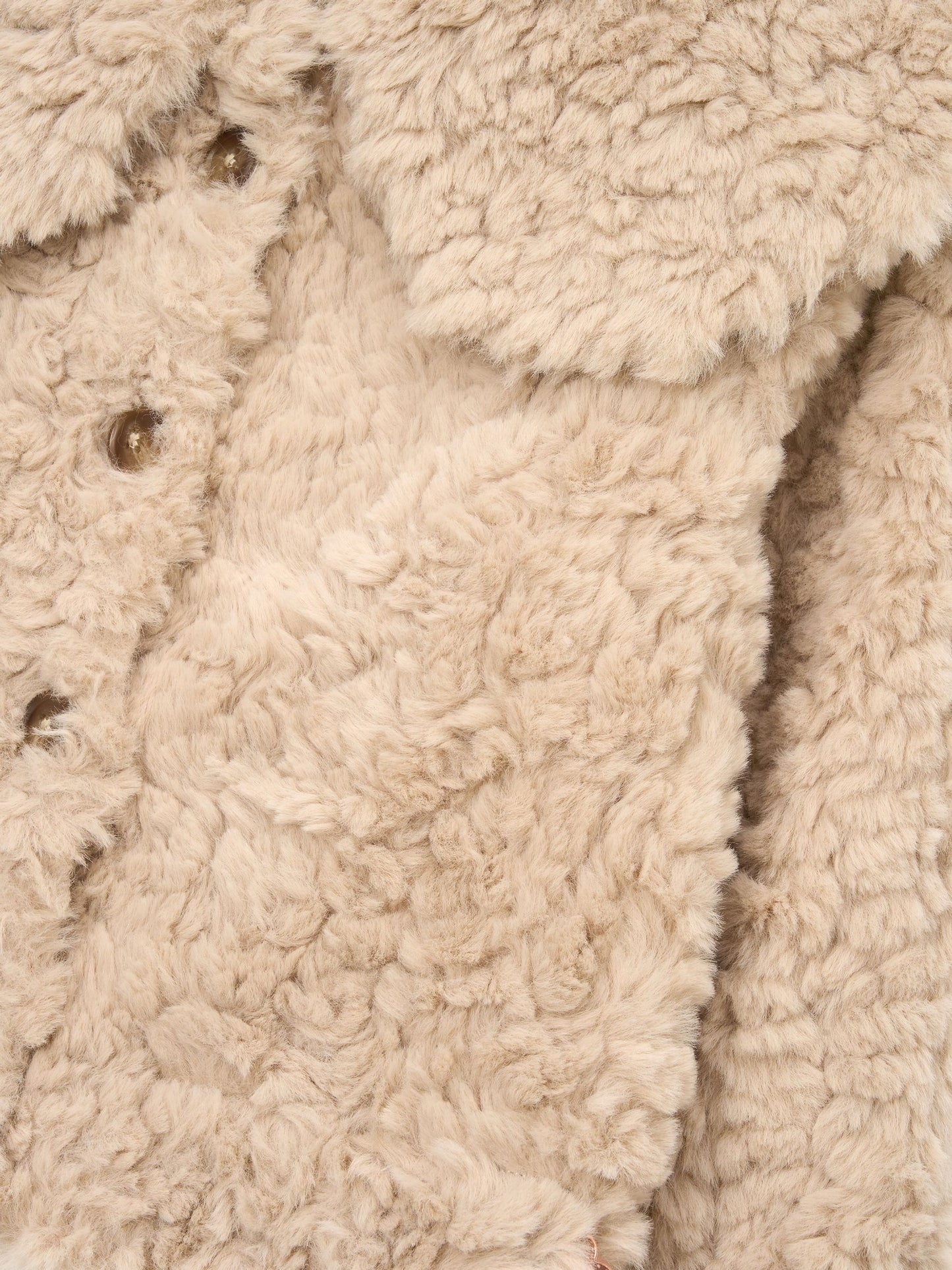 Angel & Rocket Natural Cecile Cape Collar Faux Fur Coat