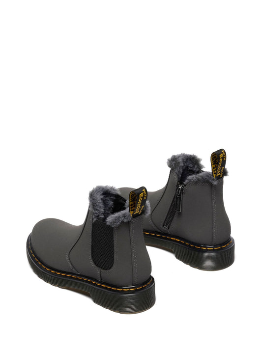 Dr. Martens Grey 2976 Leonore J Soho Buck Shoes