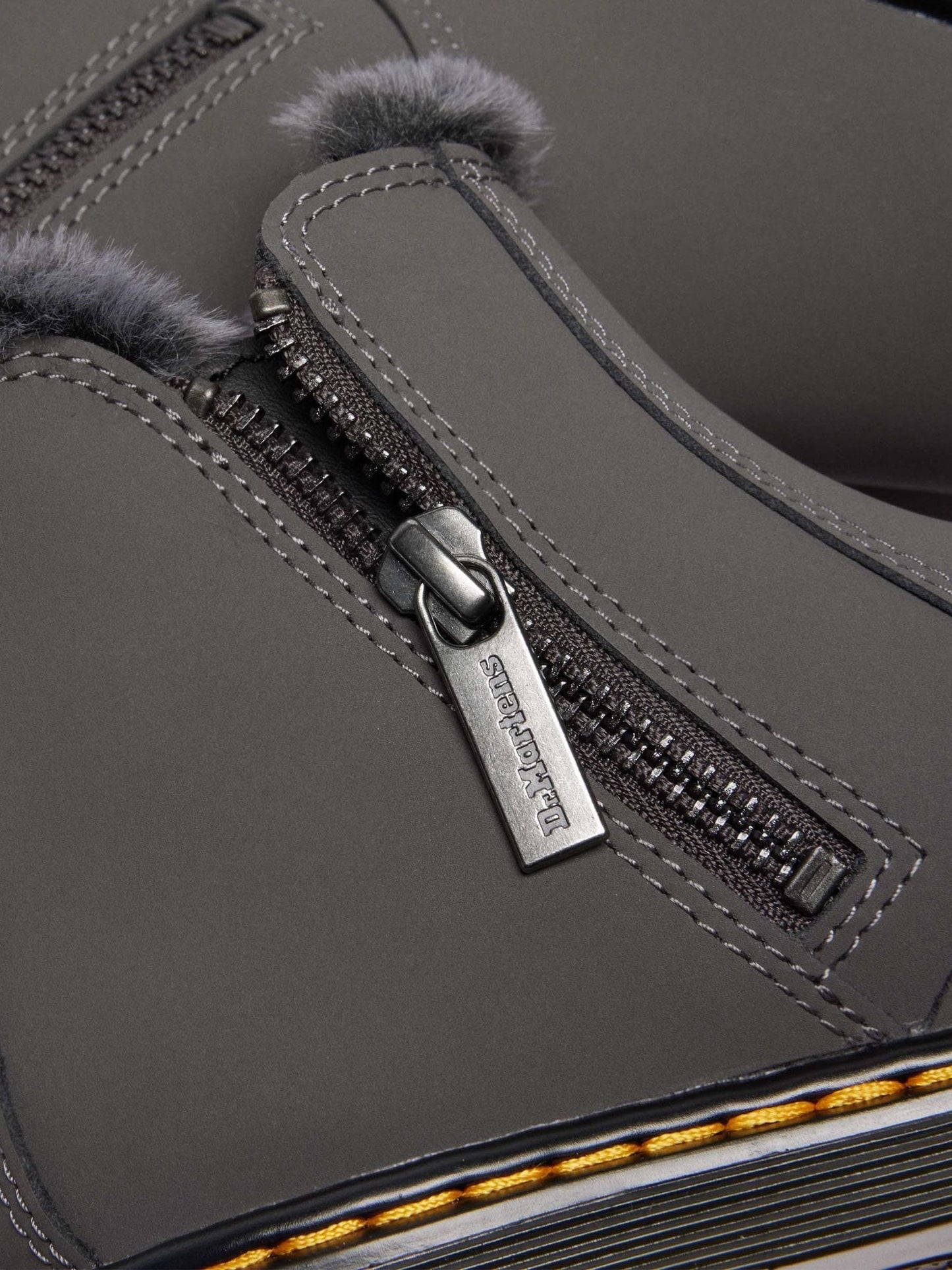 Dr. Martens Grey 2976 Leonore J Soho Buck Shoes