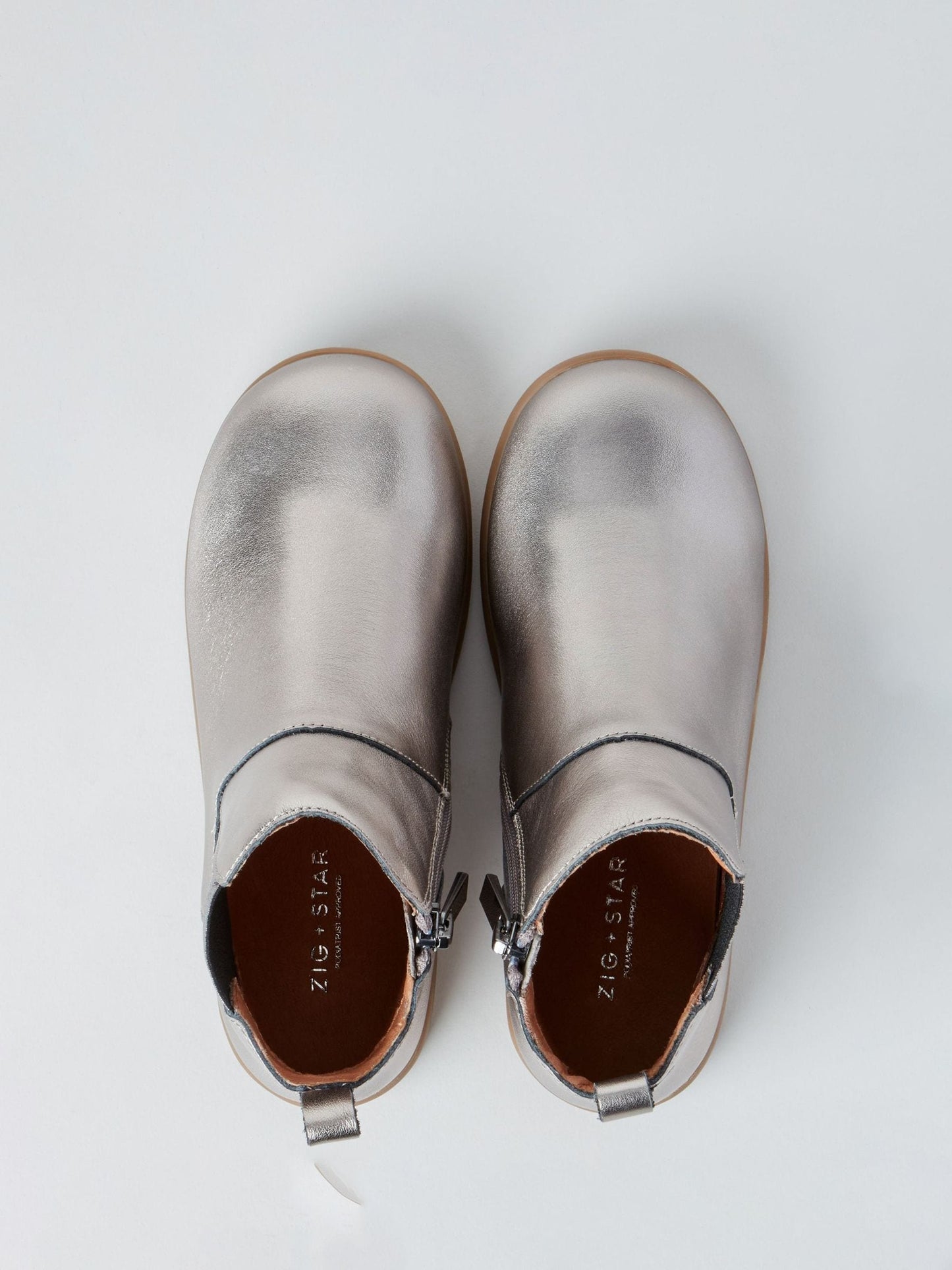 Zig+Star Silver Junior Kids Rockit Boots