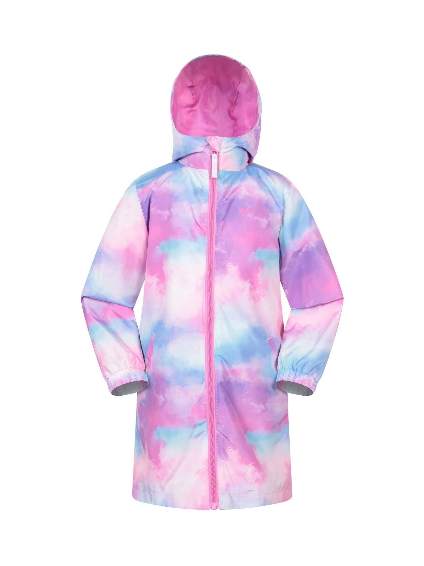 Mountain Warehouse Pink Kids Flo Printed Water Resistant Jacket