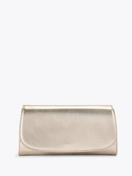 KG Kurt Geiger Carvela Blake Altın Kahverengi Clutch Çanta