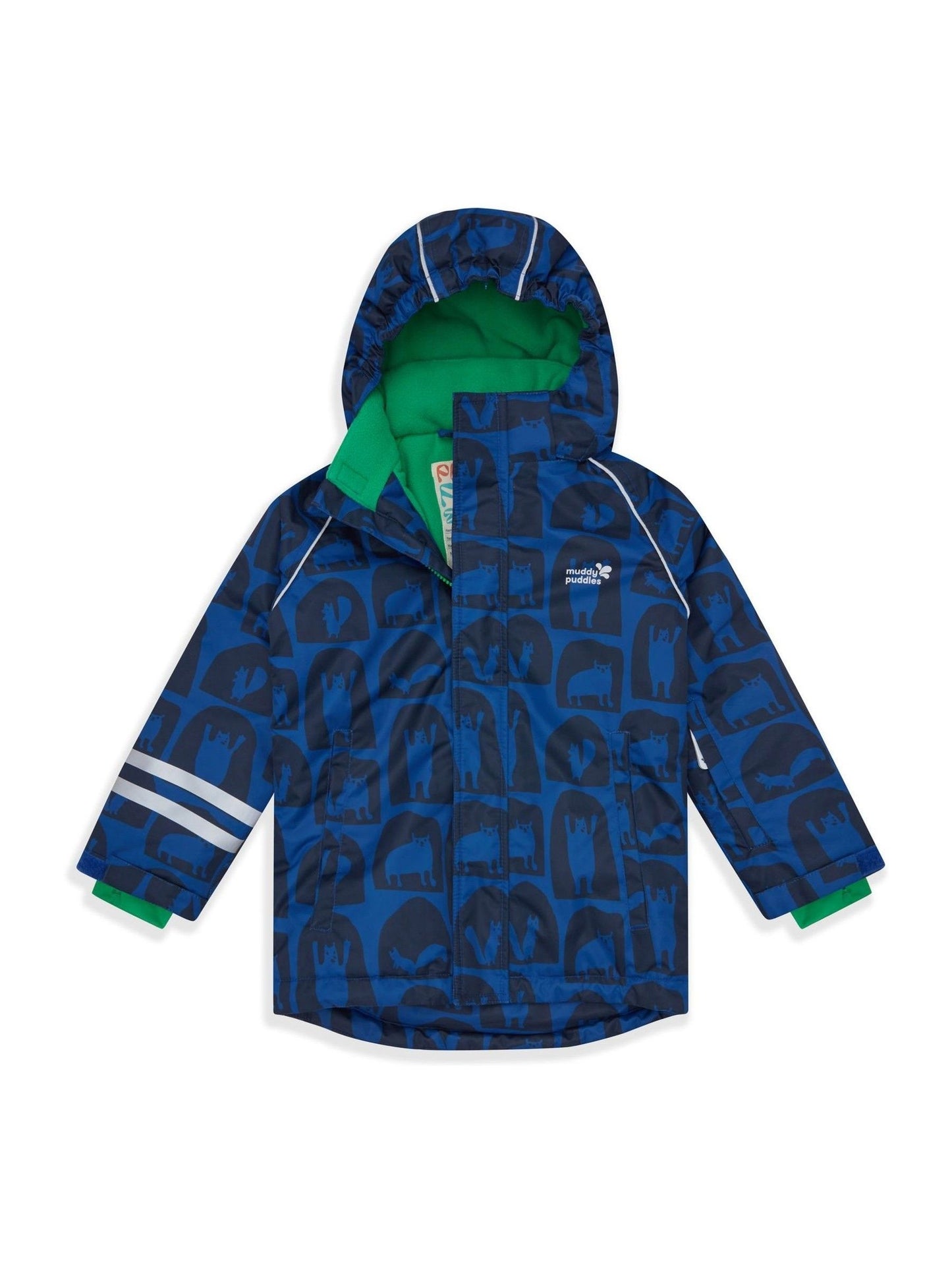 Muddy Puddles Blue Waterproof Kids Ski Jacket