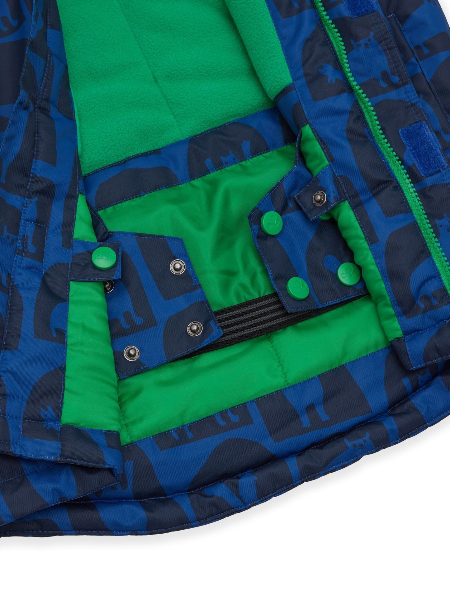 Muddy Puddles Blue Waterproof Kids Ski Jacket