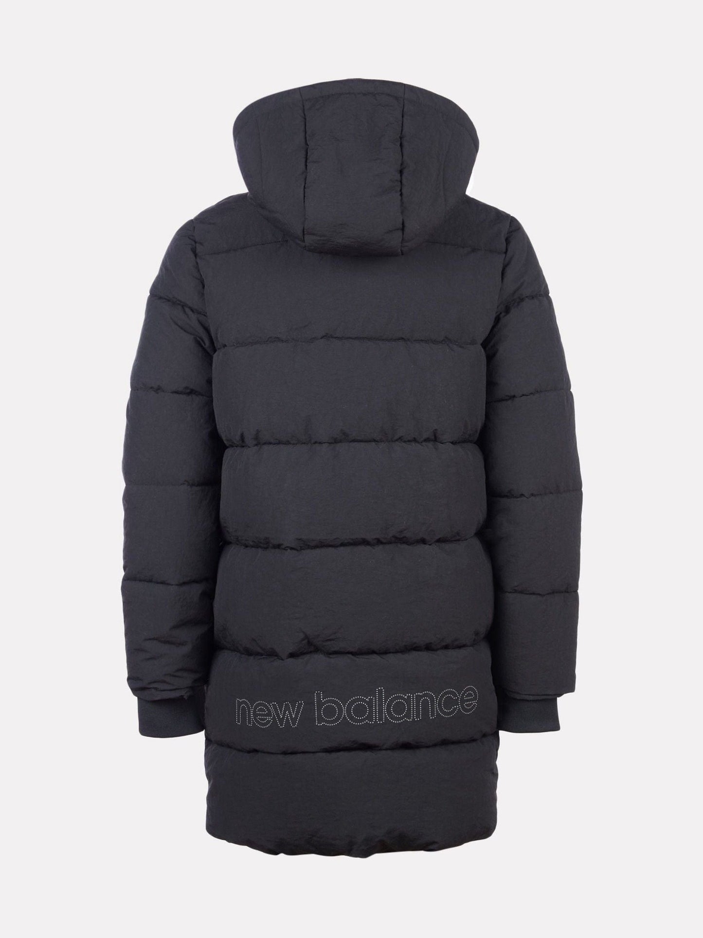 New Balance Black Wide Baffle Puffer Coat