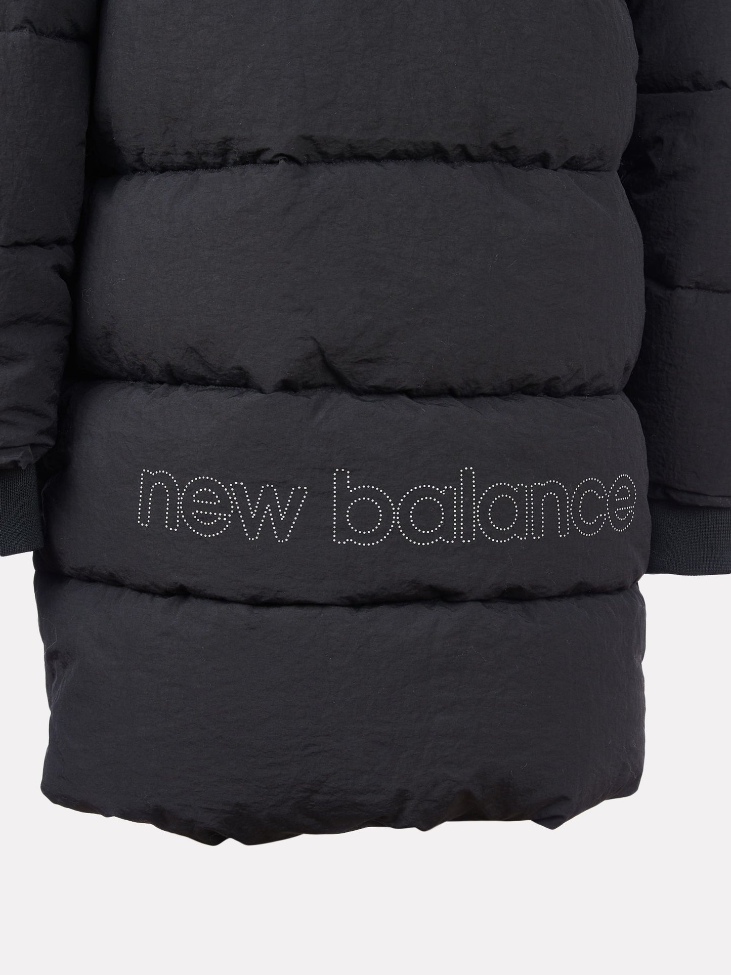 New Balance Black Wide Baffle Puffer Coat