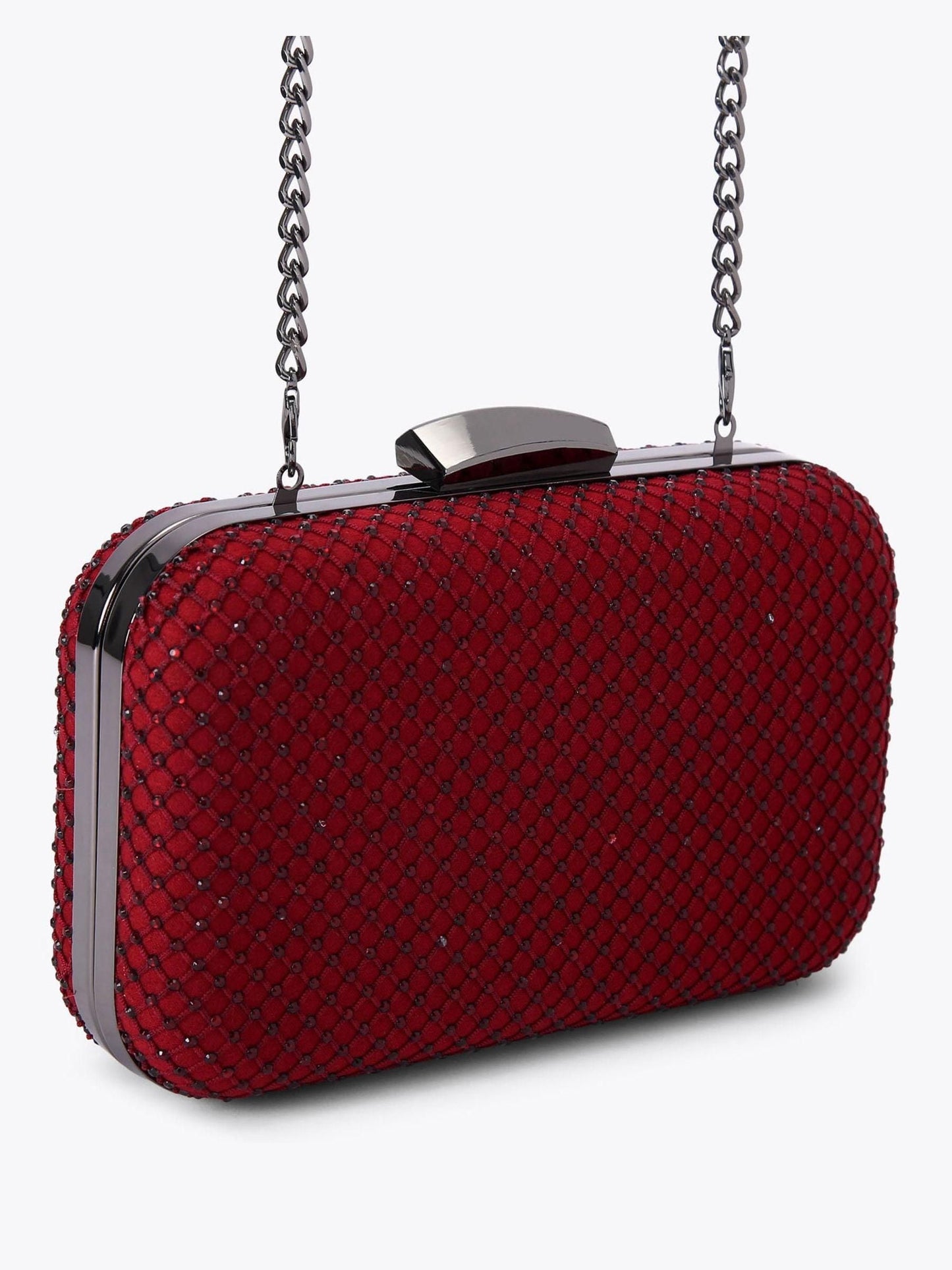 KG Kurt Geiger Brooke Kırmızı Clutch Çanta