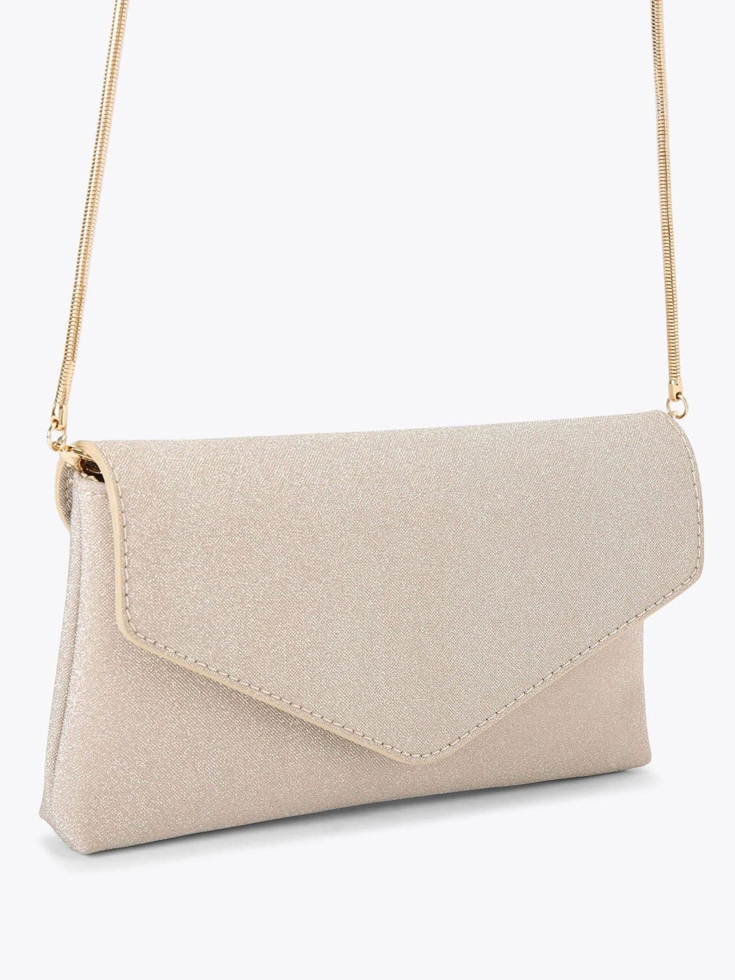 KG Kurt Geiger Altın Renk Bella Clutch Çanta