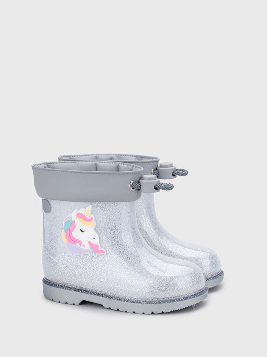 Igor Glitter Unicorn Ankle Wellies