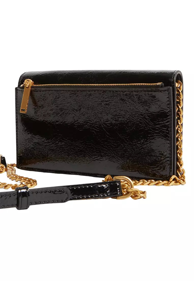 Ted Baker Mahiraa Siyah Kapaklı Omuz Çantası